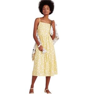 Anthropologie Maeve Rhonda Textured Midi Dress